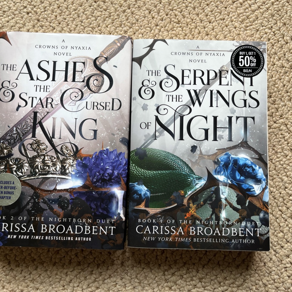 Fantasy Book Set with Intricate Covers